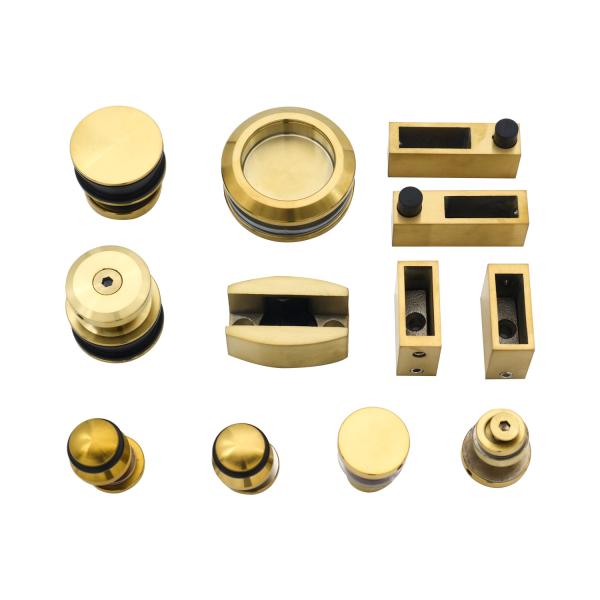 Stainless Steel Frameless Glass Sliding Door Hardware Glass Sliding Shower Door Hardware Kit