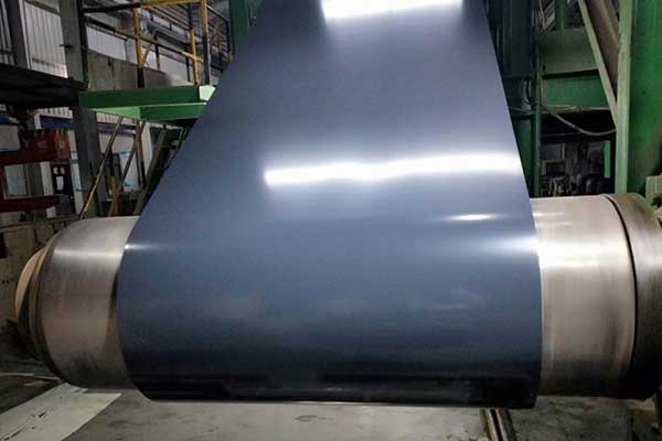 0.5MM Prepainted Galvanized PPGL Sheet Steel Coils For Building DX51D Blue Sheet Metal