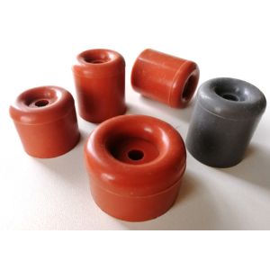 Cylinder Shaped Silicone Rubber Furniture Stoppers Chair Leg Protectors