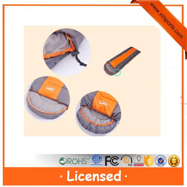 wholesale Ultralight Mummy portable Outdoor Camping Duck Down Sleeping Bag With Waterpoof Ripstop Fabric for adults