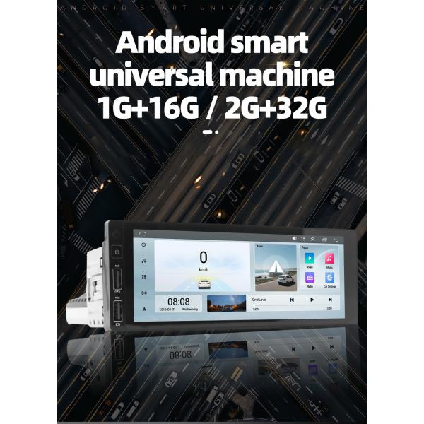 1G/2G RAM Car Audio FM AUX Bluetooth Carplay Android Auto 6.86'' Car Radio MP5 Player