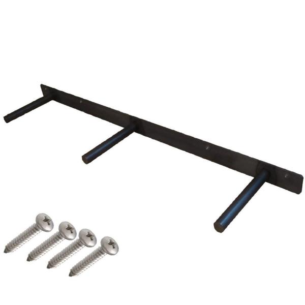 White Heavy Duty Steel Hidden Mantel Hardware for Long Floating Shelf and Mantel Support