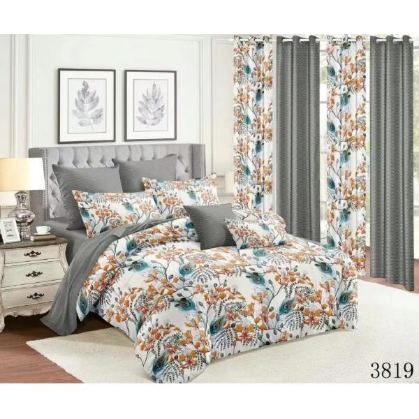 2023 Bedroom King Size Christmas Bedding Set with Fitted Sheet and 200TC Thread Count