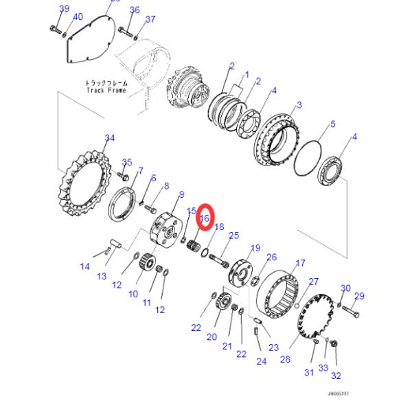 207 27 72130 Sun Gear PC300 8MO Komatsu Excavator Spare Parts 207 27 72130 Sun Gear PC300 8MO Komatsu Excavator Spare Parts
