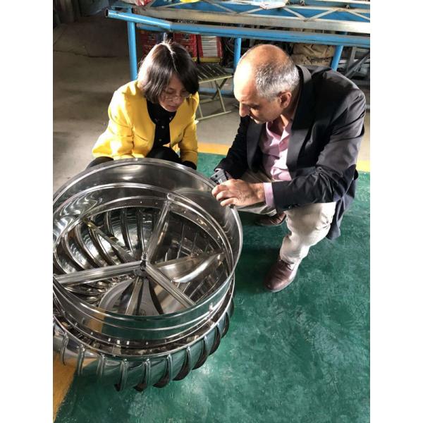 Produce LC-BEST 75mm to LC-BEST 1500mm stainless steel No power roof turbine ventilation for factory, accept customzied