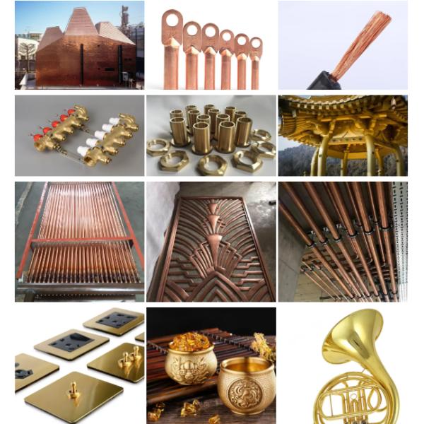 Brass Copper Decorative Sheet Metal Industrial Materials For Specific Purposes