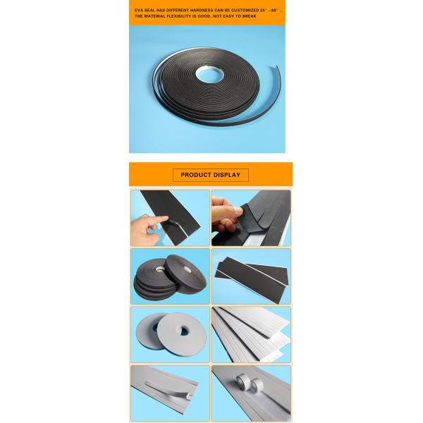 Eva Anti-slip Seal Strip Dust-proof Foam Rubber Plastic Ssound Insulation Sealing Gasket Door Windowself-adhesive Sponge Strip