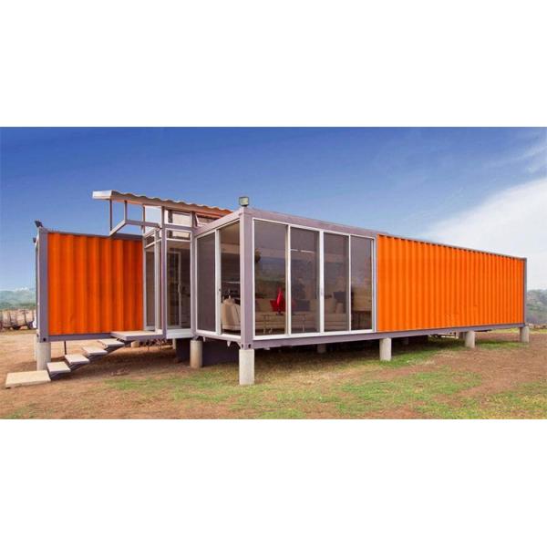 Custom Made Luxury Prefab Container House Flexible Design with Aluminum Window and 20ft Shipping Container