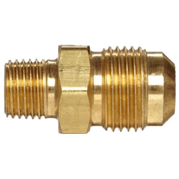 Half Union 3/8" Flare X 1/4" Male Brass Tube Fitting
