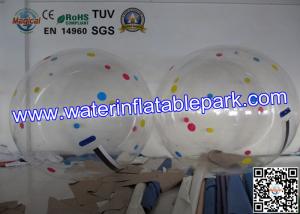 China Adults Giant  Inflatable Human Water Bubble Ball Rental  CE / UL / ROHS on sale