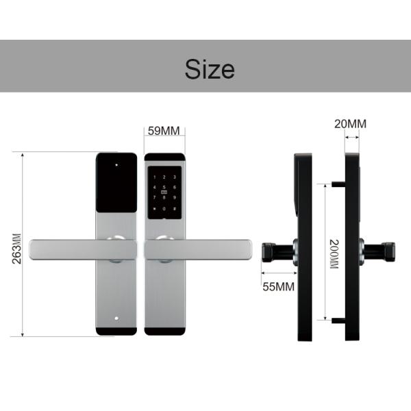 Cerradura Inteligente Classic Smart Door Lock For Apartment Airbnb