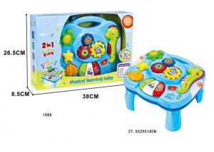 Cheap Toddler Musical Learning Table Infant Baby Toys 12 Months With Light & Sound wholesale