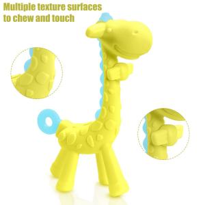 Easy To Clean Bacteria Resistant Dust Proof Silicone Teething Toy For New Born
