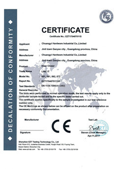 Modern Design Self-Closing Pneumatic Sliding Door Closer for Aluminum Alloy Doors