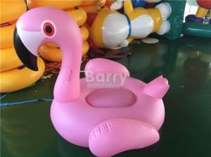 China Big Size Pink Inflatable Floating Pool Toys / Flamingo Animals on sale