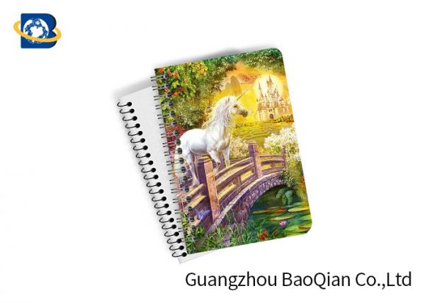 Unicorn Design Depth Effect A4 A5 A6 3D Lenticular Notebook For Student Stationery Eco-friendly