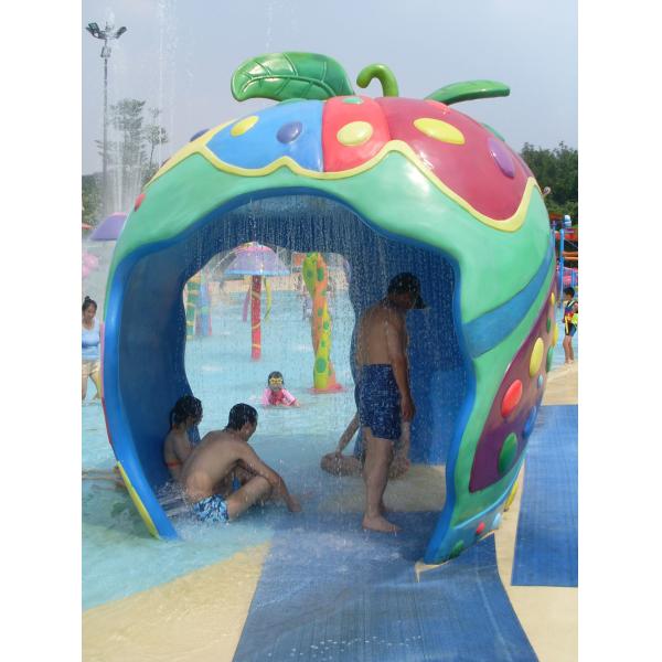 Family Members Water Fun Game Playground Apple House for Giant Park Play Equipment