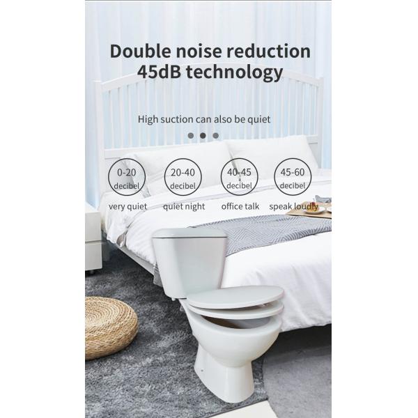 Double Flush 3L / 6L P Trap Commode Ceramics 180mm Tow Piece Toilet