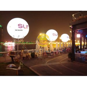 Cheap White Attractive Inflatable Lighting Balloon wholesale