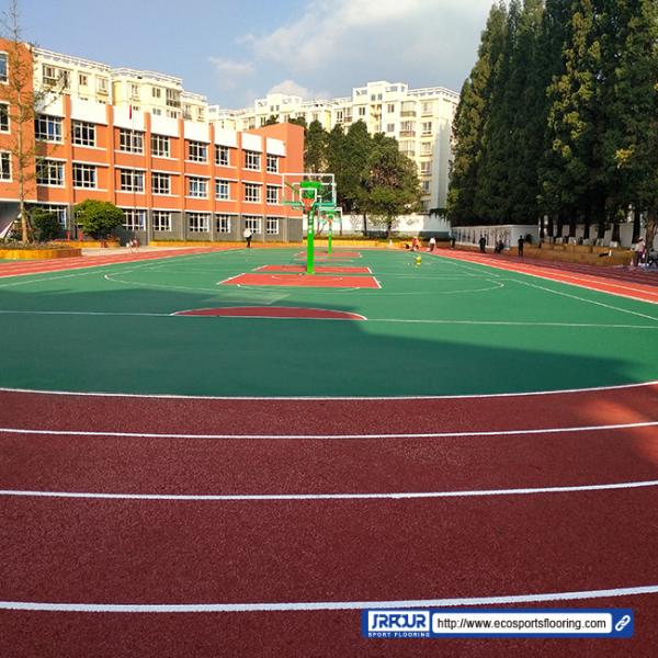 Intelligent TPE Prefabricated Rubber Runway Stadium Tartan Running Track
