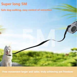 Retractable leash Nylon automatic retractable pet leash pet supplies