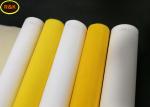 43T 100% Polyester Filter Mesh Roll / Polyester Mesh Screen White Yellow Color