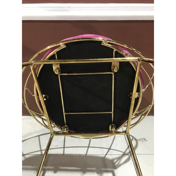 Genuine Material 78cm 94cm Wrought Iron Counter Stools