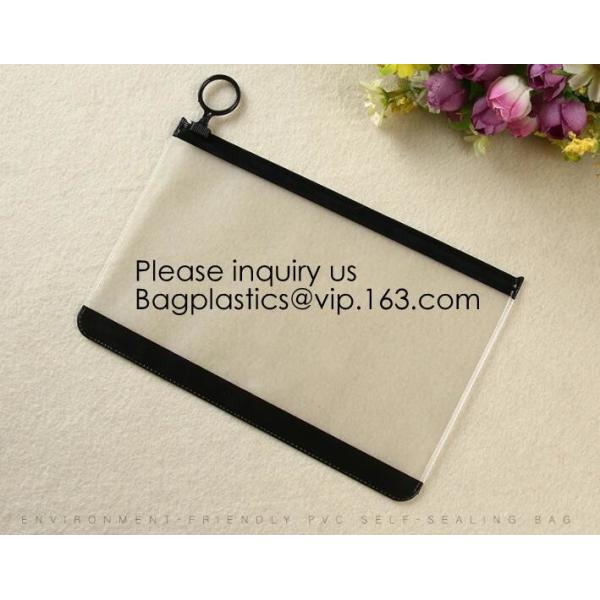 Clear Eva Pvc Bag With Zipper Swimwear Packaging Bag,Holographic Trendy Cosmetic Pvc Bag Portable Travel Makeup Bag