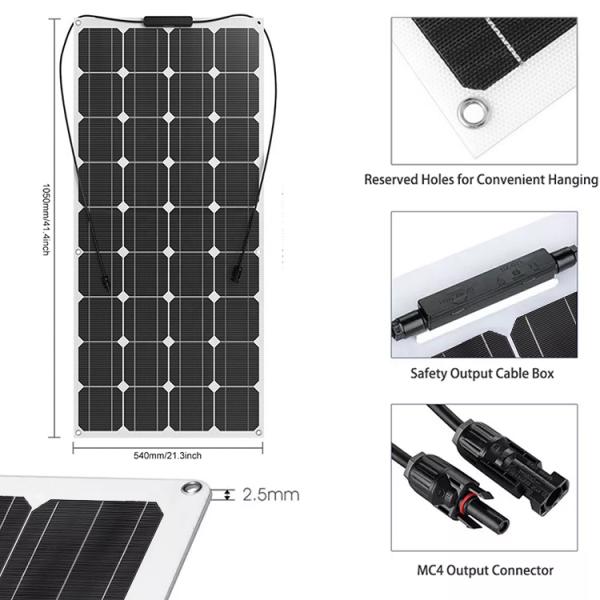 ODM ETFE Flexible Solar Panel 100W 200W 300W 500W
