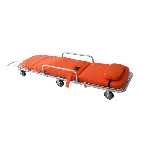 High Quality Medical Devices Emergency Aluminum Alloy Ambulance Stretcher for Transfer Patient 190 X 62 X 23cm