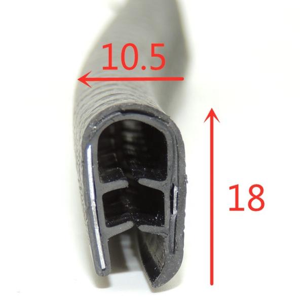 20-90 Shore Hardness U Channel PVC Gasket for Customized Automotive Guard Weatherstrip