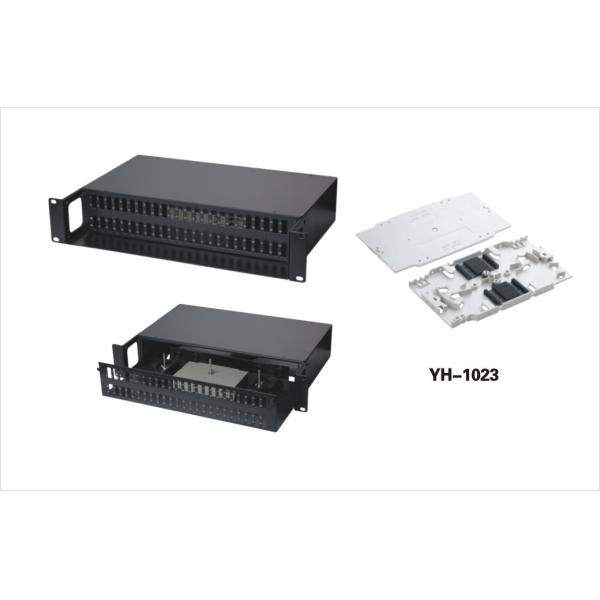 Durable Fiber Optic Patch Panel 48 Port 2U SC Duplex Adaptor For Telecom Network