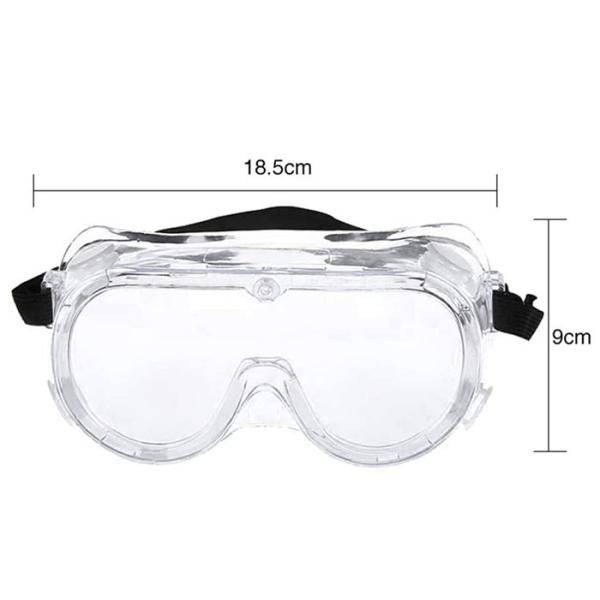 CE FDA Certificates Medical Protective Goggles PC Double Layer Lens