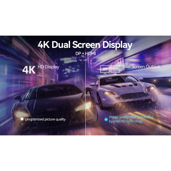 Gaming Mini PC With Intel Core Processors Dual LAN Dual DDR4 RAM And Cooling Fan