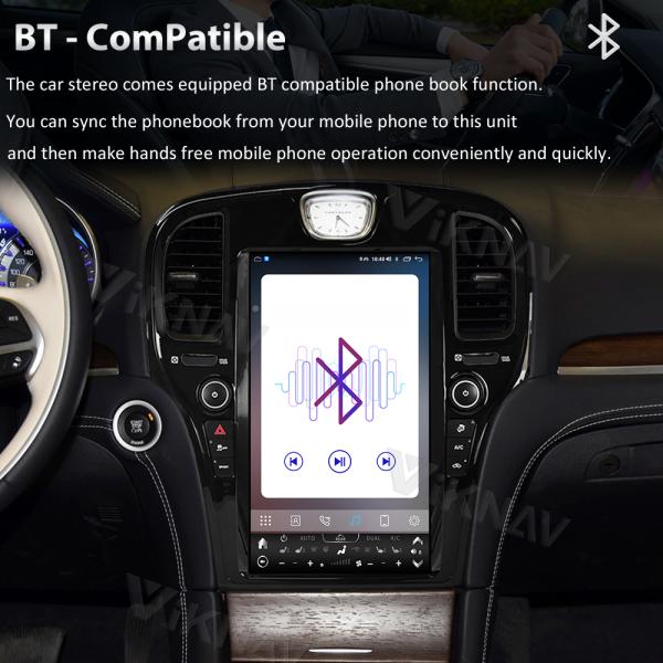 Car 2011-2023 Chrysler 300C Radio Android Auto CarPlay 8 Core Autoaudio OEM