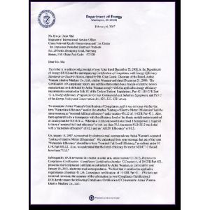 Jingxian Kaiwen Motor Co., Ltd Certifications