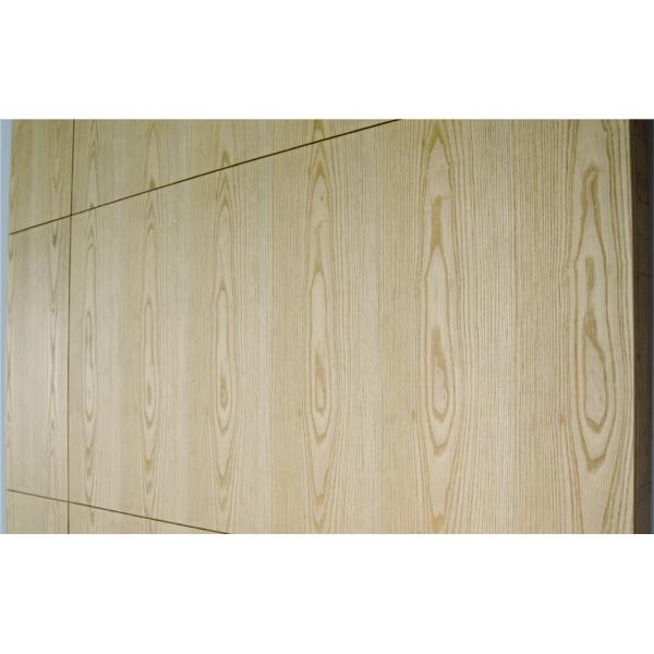 Round Hole Structure Acoustic Perforated Wood Panels 2400mm 0.9NRC CE FSC