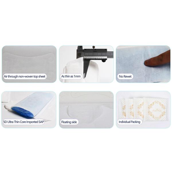 OEM Young Girls Disposable Panty Liner Ultra Thin Female Sanitary Panty Liner