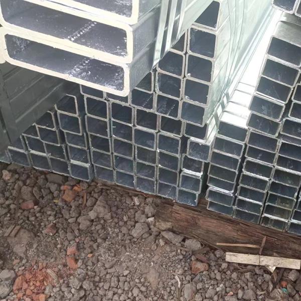 Tube Structure Galvanized Steel Rectangular Tube With Customization Durability