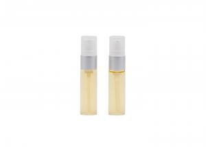 China 8ml Clear Perfume Sample Spray Bottles Cylinder Shaped on sale