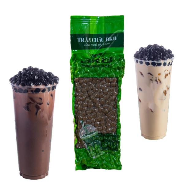 Instant Purple Bubble Tea Pearls 500g Frozen Taro Balls Low Fat