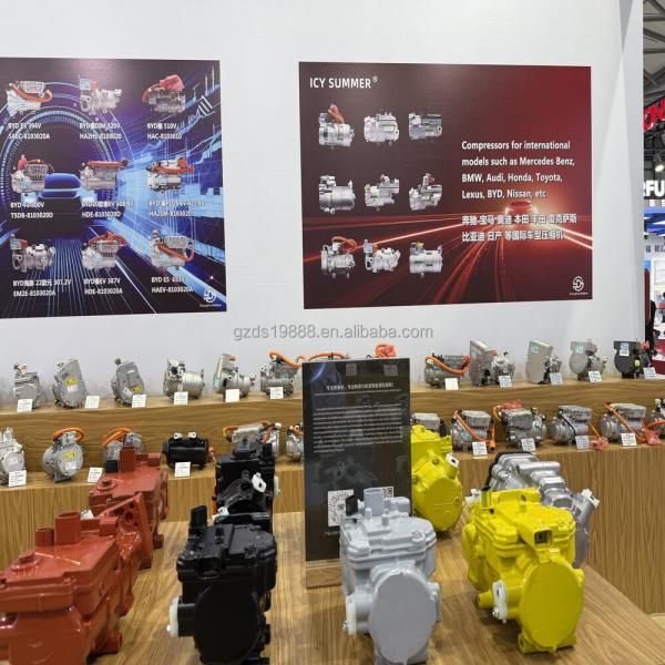 Remanufactured 12V EV Car AC Compressor for Mercedes Benz with Customizable Plug Technology and Hole Position Process