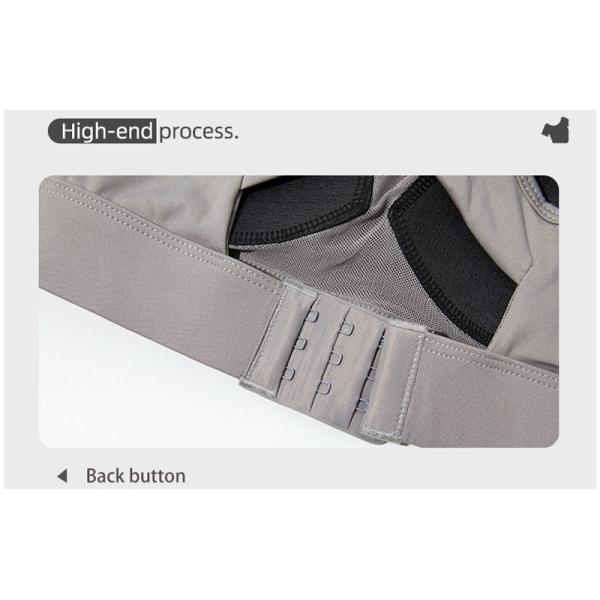 Shockproof Plus Cup Sports Bra Womens Fixed Breast Pad With Shoulder Strap