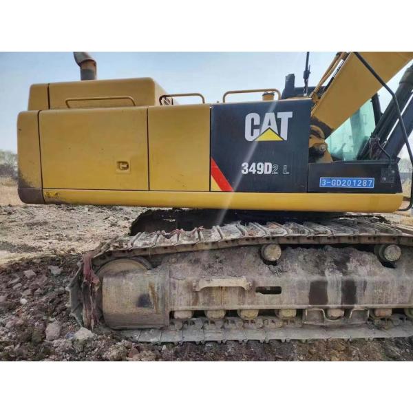 Used CAT 349D2L Excavator - Long Reach Low Hours Excellent Condition 50-Ton Class Ready For Deep Excavation