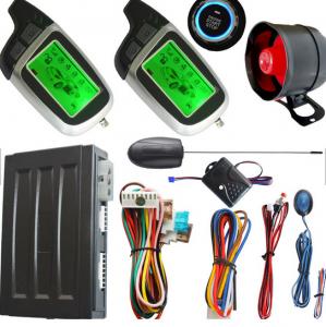 Cheap 2 Way Smart Key System With Push Button Start , Alarm Automotive Security Systems wholesale
