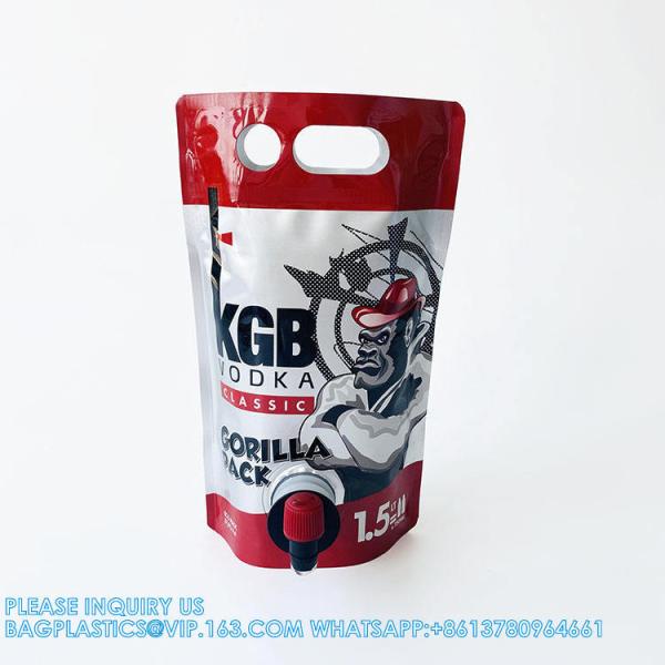 Custom Printed Coffee Wine Drinks Water Liquid Stand Up Pouch Bag With Valve coffee pouches, coffee bags, juice pack