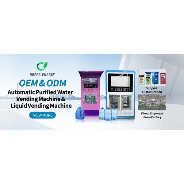 Water Vending Machine With RO System Filter and Front Door Open Design Easy to Install Water Vending Machine