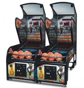 Cheap Indoor Arcade Basketball Hoop Game Machine Steel Tube Rim Ball Automatic Return wholesale