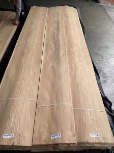 China Crown Cut Knotty Hickory Wood Veneer 0.40MM Thickness on sale