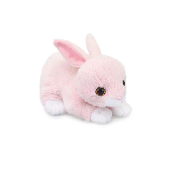 20cm Short Plush Cute Pink Rabbit Stuffed Toy ODM